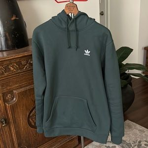 ADIDAS Men’s Trefoil Green Hoodie EUC